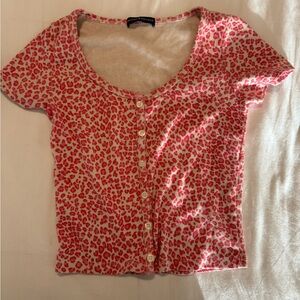 Brandy Melville Leopard Top
